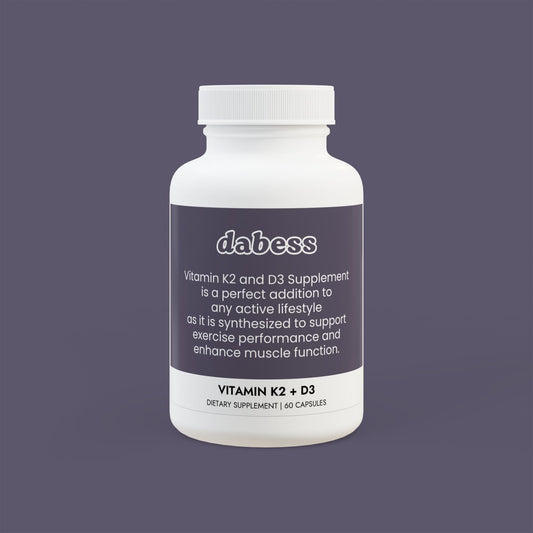 Vitamin K2 + D3 Supplement (60 Capsules)